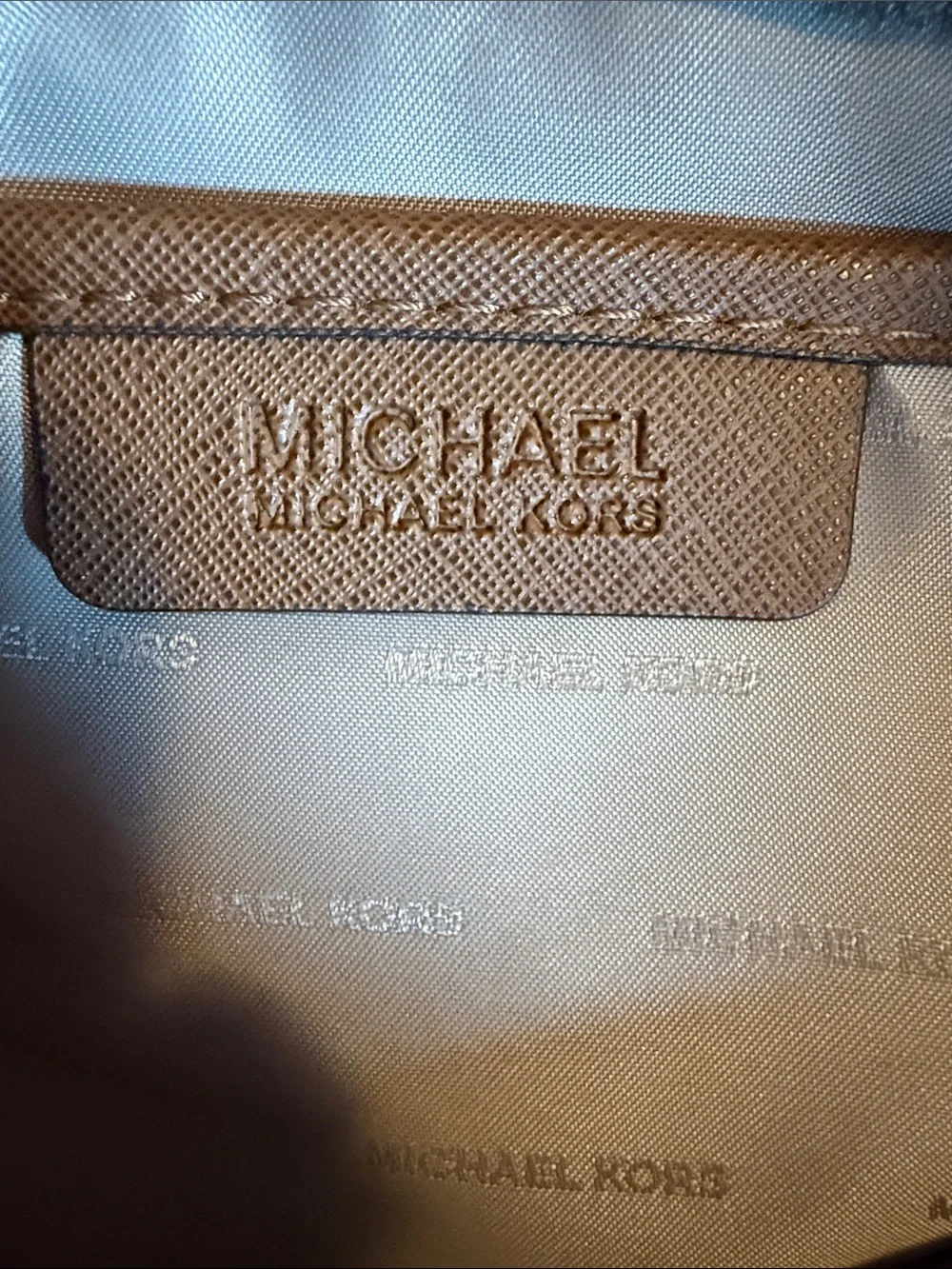 Michael Kors Brown Leather Tote Bag